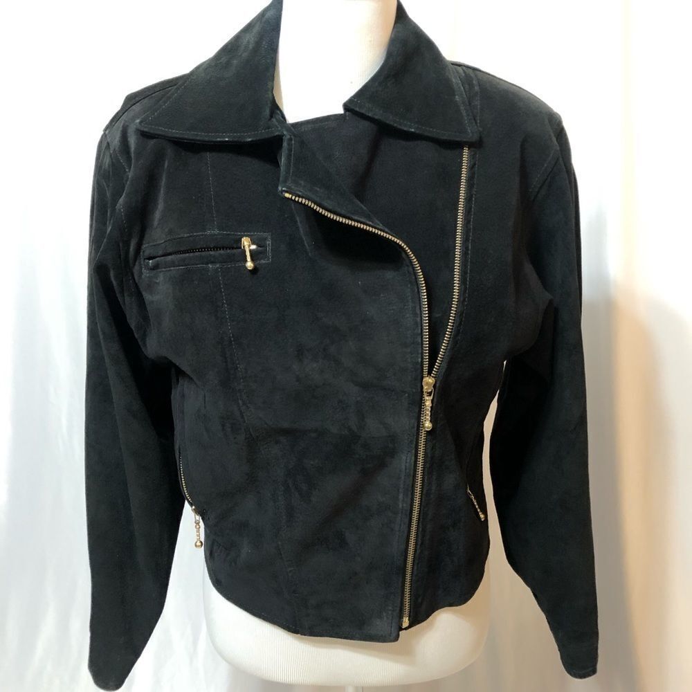 Oakridge Suede Jacket with Asymmetric Zip